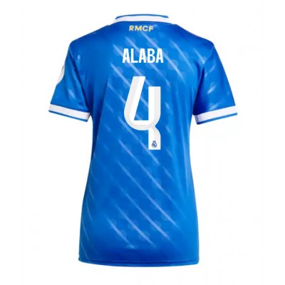 Ženski Nogometni dresi Real Madrid David Alaba #4 Tretji 2025-26 Kratek Rokav Ženski Nogometni dresi Real Madrid David Alaba #4 Tretji 2025-26 Kratek Rokav